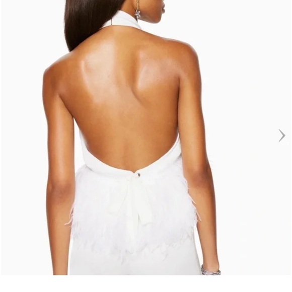 LNWT Ramy Brook Danni Ruffle Halter Top - Picture 4 of 7